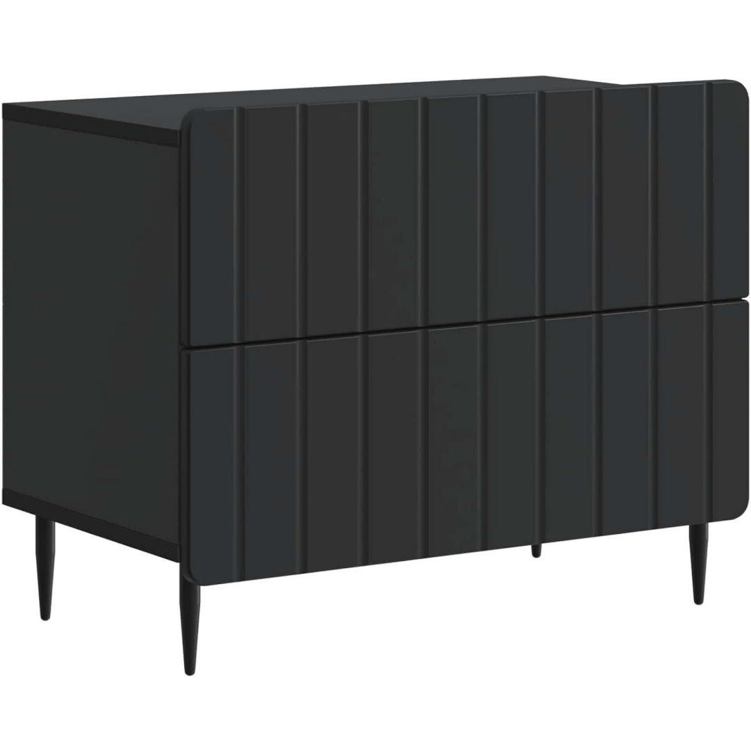 Nachttisch mit gerundeten Konturen