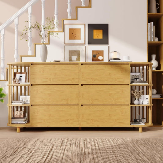 Sideboard mit 6 Schubladen und Hoehenverstellung