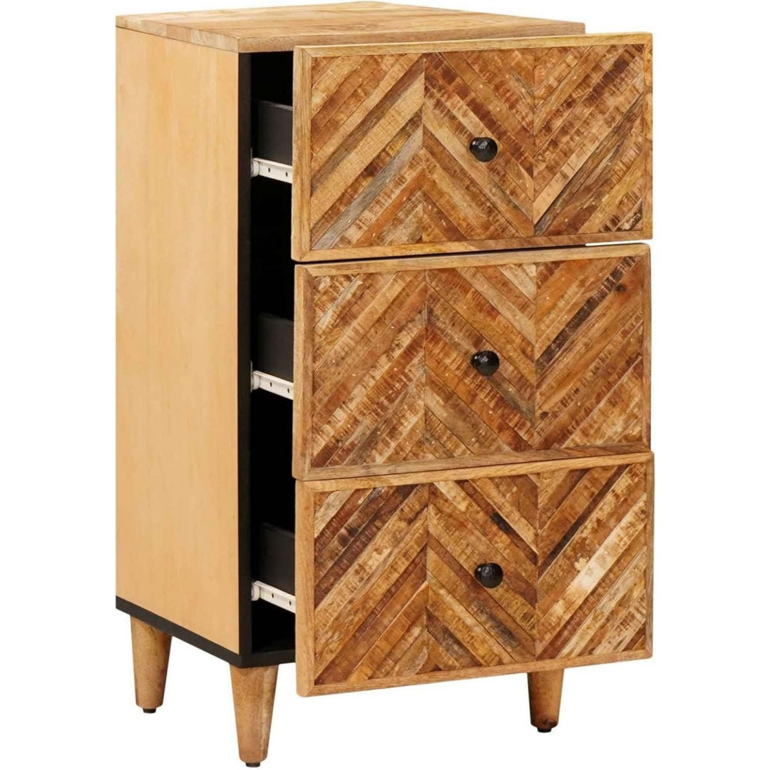 Sideboard mit den Massen 40 x 33.5 x 75 cm in Naturbraun