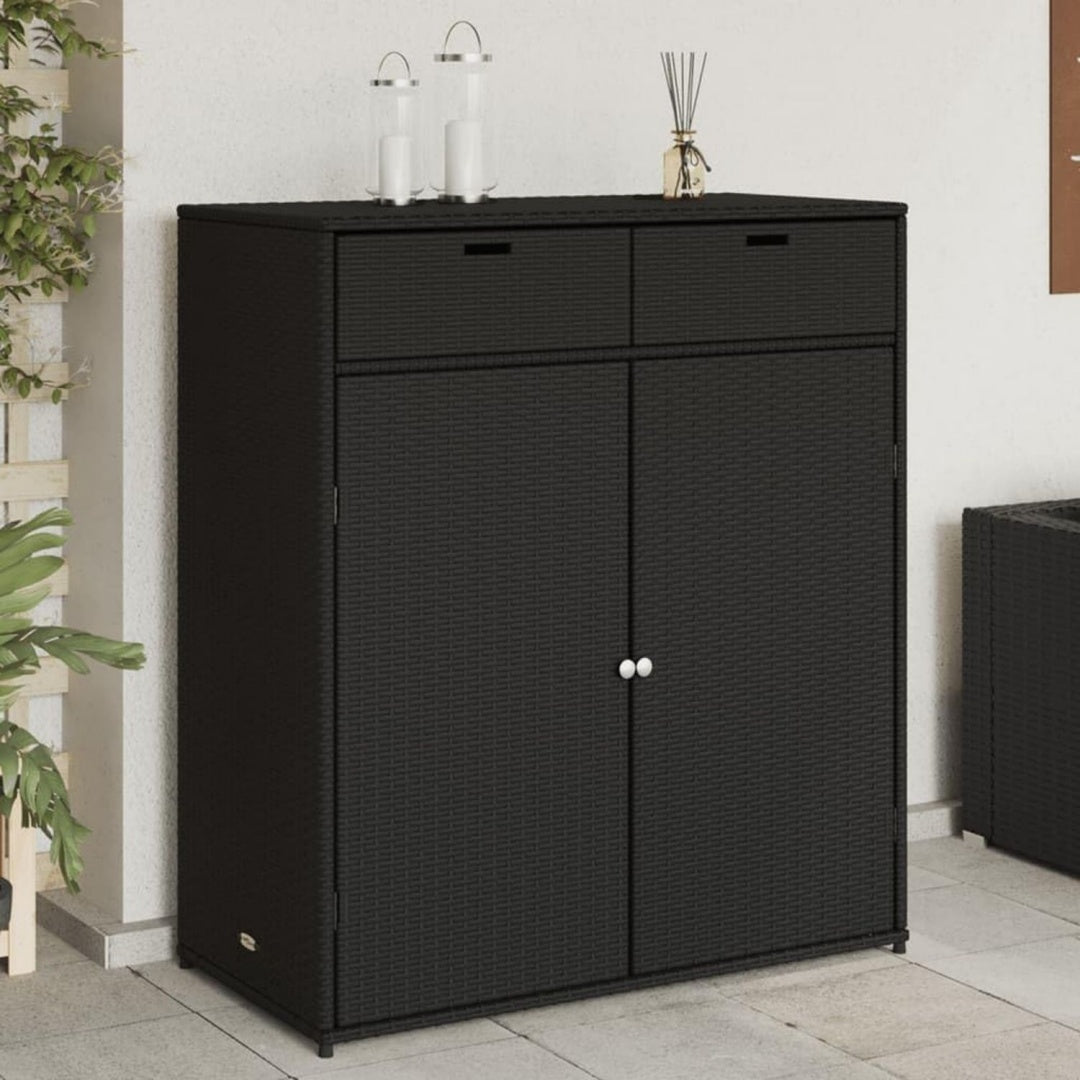 Sideboard aus Rattan mit Schubladen
