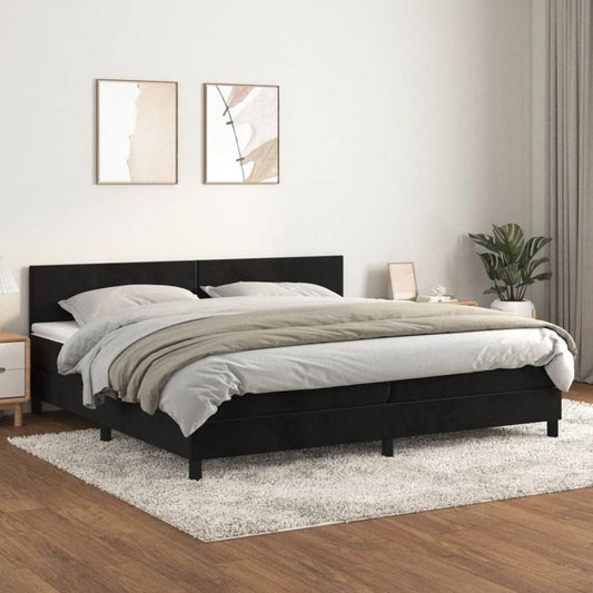Boxspringbett verbindet einen Lattenrost und Hoehenverstellung