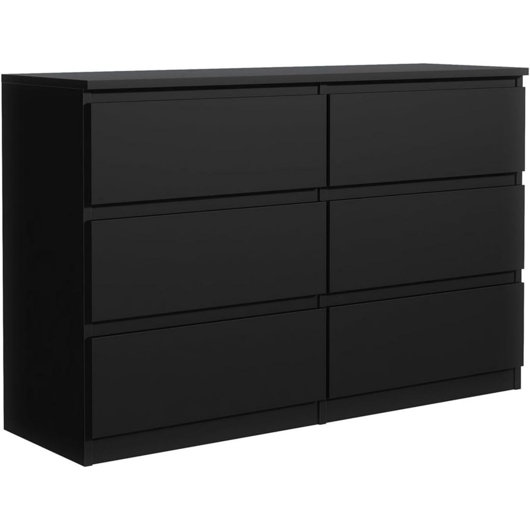 Sideboard mit grifflosen Fronten und 6 Schubladen