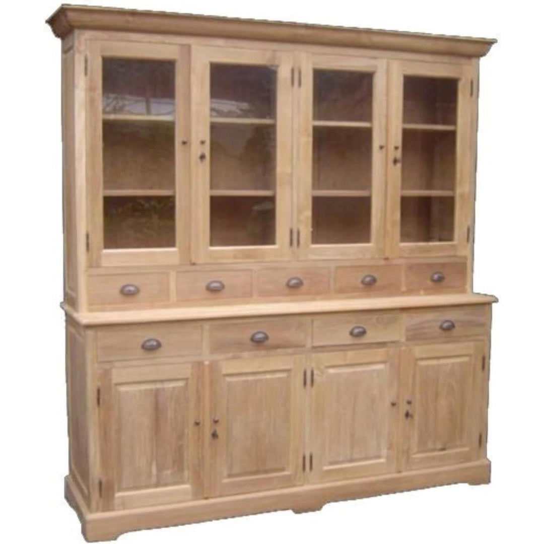 Sideboard in Naturbraun mit Glastueren